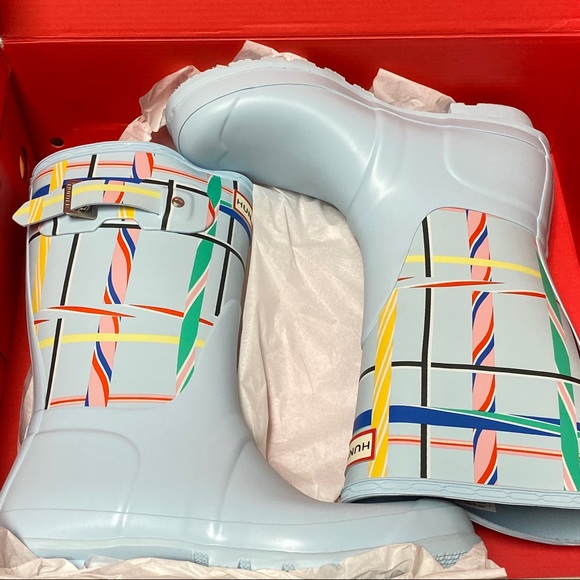 🔥Hunter Women's Original Short Rock Tartan NWT - Picture 7 of 8